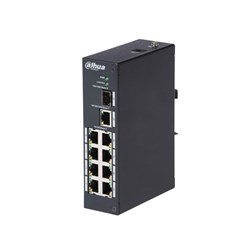 Dahua 10 Port Unmanaged Network Switch with 8 Non-PoE Ports, 1 Gigabit Uplink Port and 1 SFP Port - DH-PFS3110-8T