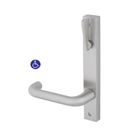 Dormakaba Furniture Narrow Style Plate with Disabled Lever Turn and Noosa Lever Left Hand - 6407/30GL