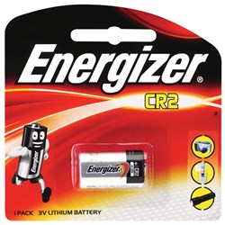 Energizer CR2 3V Photo Lithium Battery Pack of 1 - E000030800