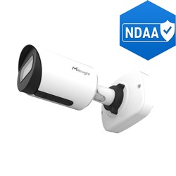 Milesight AI Mini Series 8MP Mini Bullet Network Camera with Junction Box and 2.8mm Fixed Lens, NDAA Compliant, IP67 and IK10 - MS-C8164-PD/J