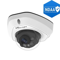 Milesight AI Mini Series 8MP Mini Dome Network Camera with 2.8mm Fixed Lens, NDAA Compliant, IP67 and IK10 - MS-C8173-PD