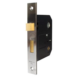 PROTECTOR 757 Series Bathroom Mortice Sash Lock Pitch 57mm Backset 58mm Polished Stainless - 718-3.0-PSS