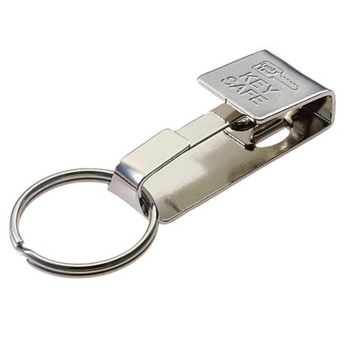 Lucky Line Key Safe Belt Clip Nickel Plated Steel Card of 12 - 47612