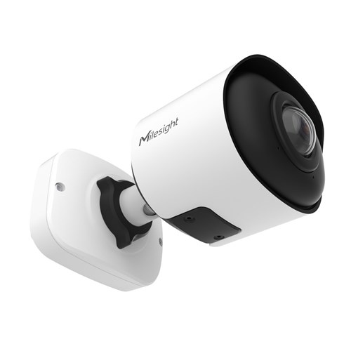Milesight AI Panoramic Series 8MP 180-Degree Mini Bullet Network Camera with 1.68mm Fixed Lens, NDAA Compliant, IP67 and IK10 - MS-C8165-PE