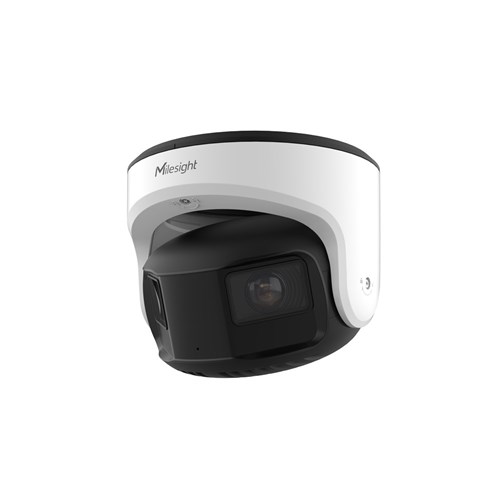 Milesight AI Panoramic Series 2x4MP Dual-Lens 180-Degree Network Camera with 4mm Fixed Lens, IP67 and IK10 - MS-C8477-PC