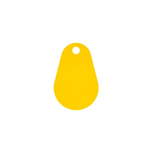 Neptune HID 125khz Overmoulded Pear Fob Yellow