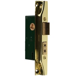 JACKSONS LOCK MORTICE JM25R REBATED PB