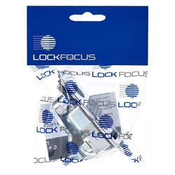 LOCK FOCUS COMPRESSION LATCH BRIGHT CHR