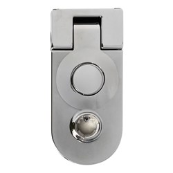 Lock Focus Round End Push Button Compression Latch, Bright Chrome Finish in Display Pack - AR/2302/3