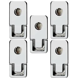 Lock Focus Compression Latch, Bright Chrome Finish in Pack of 5 - 914222/3
