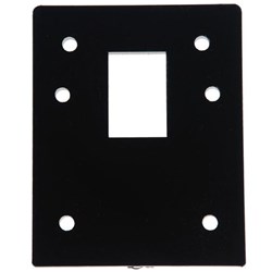 BDS Packer to suit Lockwood 001 Deadlatch 6mm Black Acrylic - 09351154