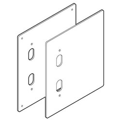 BDS MORTICE DRESS PLATE SSS 200x230x1.5MM CF SSS Pkt=2