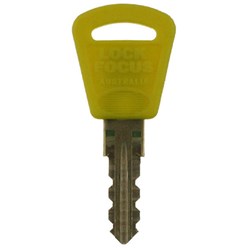 LOCK FOCUS MASTER KEY 18 YEL suit R/S & T SERIES