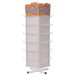 Silca key display spinner rack with 96 hooks in white L85247
