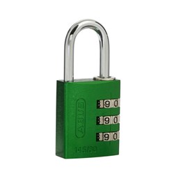 ABUS P/LOCK 145/30 GRN BX ALUM BODY 3 WHEEL COMBO