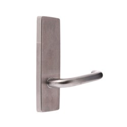 Lockwood Furniture Square End Plate Concealed Fix with 70 Lever Satin Chrome - 1805/70SC
