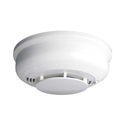 SYSTEM SENSOR Photoelectric 12/24VDC Smoke Detector with Battery Backup - 2012/24AUSI