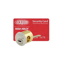 LOCKWOOD VPIL 201 MTL800 CYL SC KD (1xKEY 1xCARD) - 201PI2M800SC