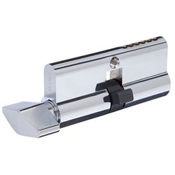 BRAVA Urban Euro Single Cylinder and Turn with Fixed Cam LW5 Profile KD Chrome Plate 70mm - 3170HCPCT