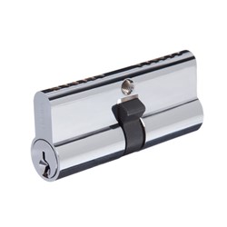 BRAVA Urban Euro Double Cylinder with Fixed Cam Anti Panic TE2 Profile KD Chrome Plate 70mm - 3170HETE2CPKD