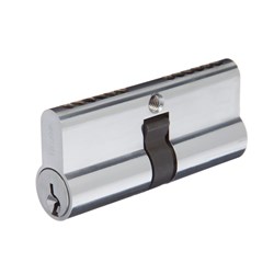 BRAVA Urban Euro Double Cylinder with Fixed Cam Anti Panic TE2 Profile KD Satin Chrome 70mm - 3170HETE2SCKD