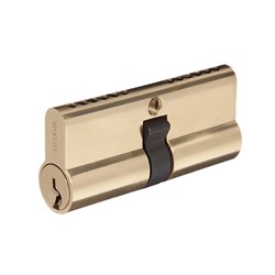 BRAVA Urban Euro Double Cylinder with Fixed Cam LW5 Profile KD Polished Brass 70mm - 3170HPBKD
