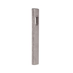 Lockwood Furniture Narrow Square End Plate Concealed Fix with Cylinder Hole Only Satin Chrome - 4800SC