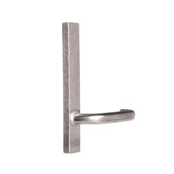 Lockwood Furniture Narrow Square End Plate Concealed Fix with 70 Lever Satin Chrome - 4805/70SC