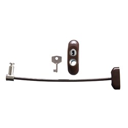 BDS WINDOW RESTRICTOR BRN