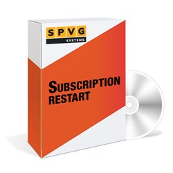 SPVG SYSTEMS SUBSCRIPTION RESTART. 3 YRS OR MORE