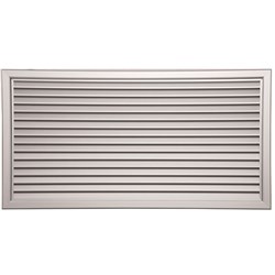 Criterion Ventflow Louvre Vent for Door 600x300mm Aluminium Natural Anodised - 861630 N/A