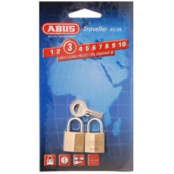 ABUS P/LOCK 65/20 DP Pkt=2