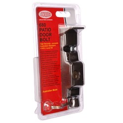 LOCKWOOD PATIO BOLT 680 NEW BRN DP