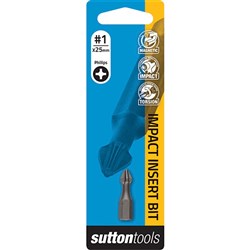 SUTTON SCREWDRIVER BIT 0125 PHILLIPS S105 0125 (PH1)