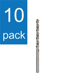 Sutton Silver Bullet Jobber Drill Bit HSS, Bulk Pack of 10, 4.5mm Diameter - D1010450