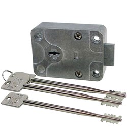 S&G KEY-OPS LOCK 6870-018 DBLE BITTED with 3xKEYS