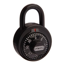 ABUS P/LOCK 78/50 COMBO DP BLK DIAL "ANTI SHIM"