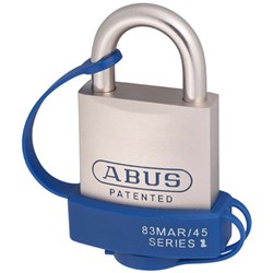 ABUS P/LOCK 83MAR/45 MARINER  KD DP w/-WEATHER COVER SERIES "Z" DISPLAY PACK