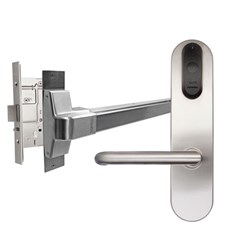 SALTO XS4 SVN ELECTRONIC HALF  ESCUTCHEON suit PANIC BAR
