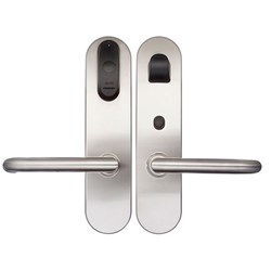 SALTO WIRELESS PRIVACY ESCUT.  with Z LEVERS (40-45mm DOORS)