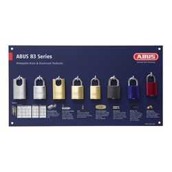 ABUS MERCH DISPLAY BOARD 83 SERIES KIT w/- STOCK