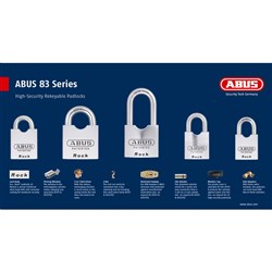 ABUS MERCH DISPLAY BOARD 83 SERIES HS KIT w/- STOCK