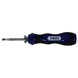ABUS Promo Screwdriver Blue Black with ABUS logo