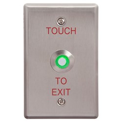 ACSS TOUCH TO EXIT BUTTON ILLUMINATED GRN WIDE