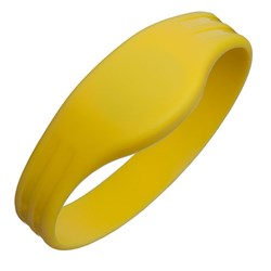 Neptune iClass Silicone Wristband in Yellow, Medium