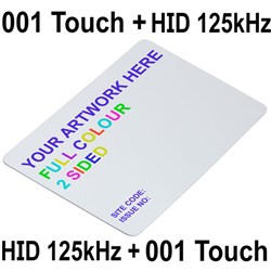 ACSS DUAL ISO CARD - LW 001 TOUCH & HID COLOUR PRINT 2 SIDES