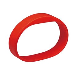 ACSS MIFARE S50 1K STRAIGHT WRISTBAND LGE-RED