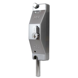 ADI 5504 Lock Bolt to suit Half Euro Cylinder in Satin Chrome with 203mm Bolt