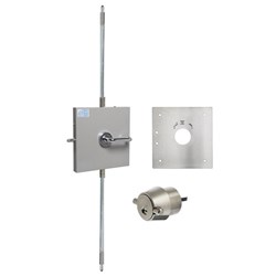 ADI 3 Point Locking Bar LB712-1 RH with Internal Lever and External Key Locking for Open Out Door upto 2200mm - ADILB7121R