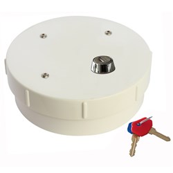 ADI PVC 100mm Lockable Cap to suit Lock Focus RV Range Retrofit Kit 1 including Couplng